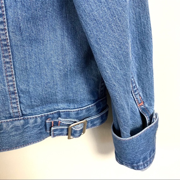 Madewell Cropped Jean Jacket Western Edition - Picture 9 of 10